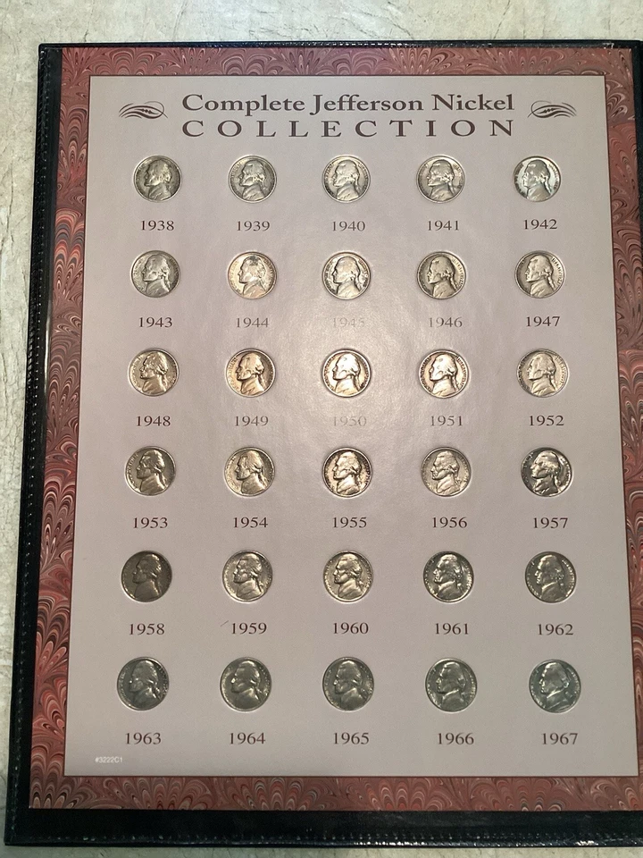 PCGS MS65 Jefferson Nickels 1938-2000 Complete Mint Set 1971 24 SILVER 5C Coin - Image 3 of 4