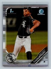 Matthew Thompson 2019 Bowman Draft Chrome Refractor BDC-94 White Sox 1st