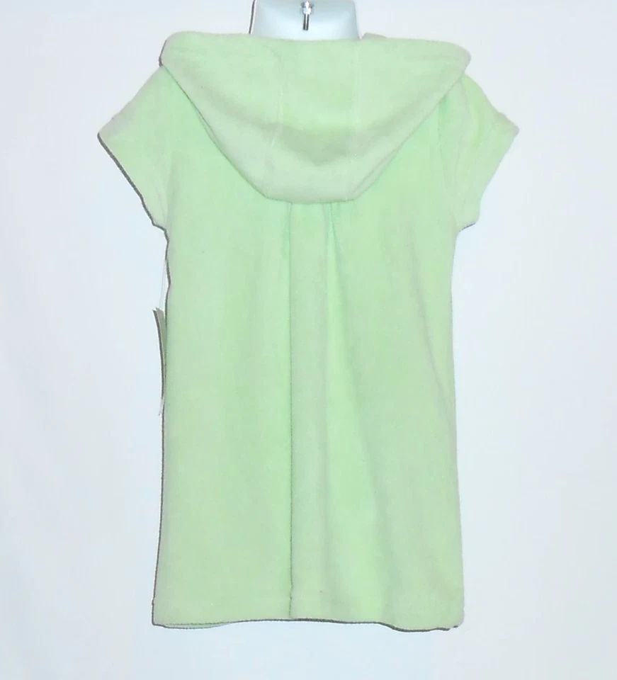 Traje de baño Greendog Girls manga corta con capucha felpa verde XXS NUEVO CON ETIQUETAS Foto 2 de 2