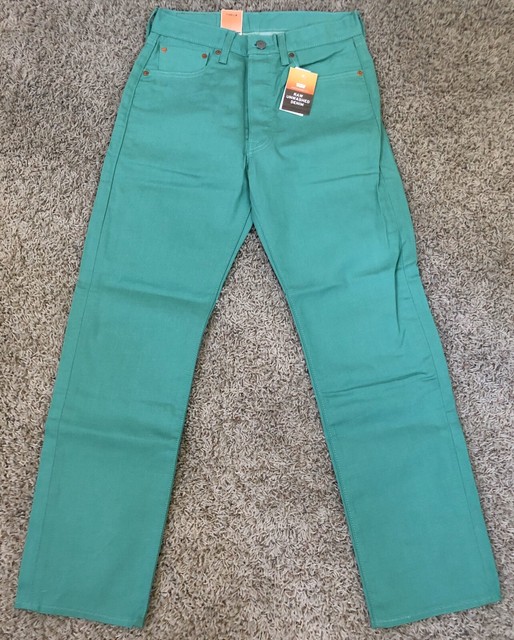 levis 501 green jeans