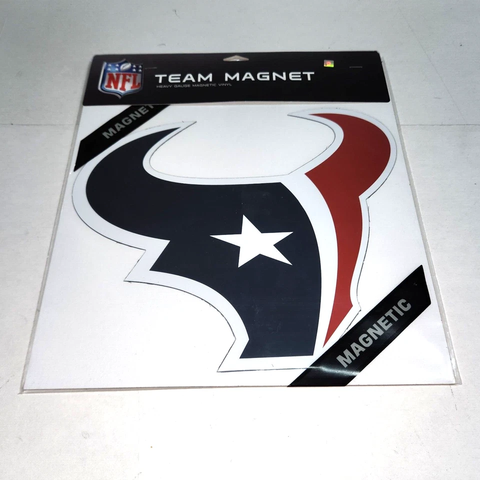 Ímã Houston Texans NFL 12" logotipo equipe - Imagem 2 de 3
