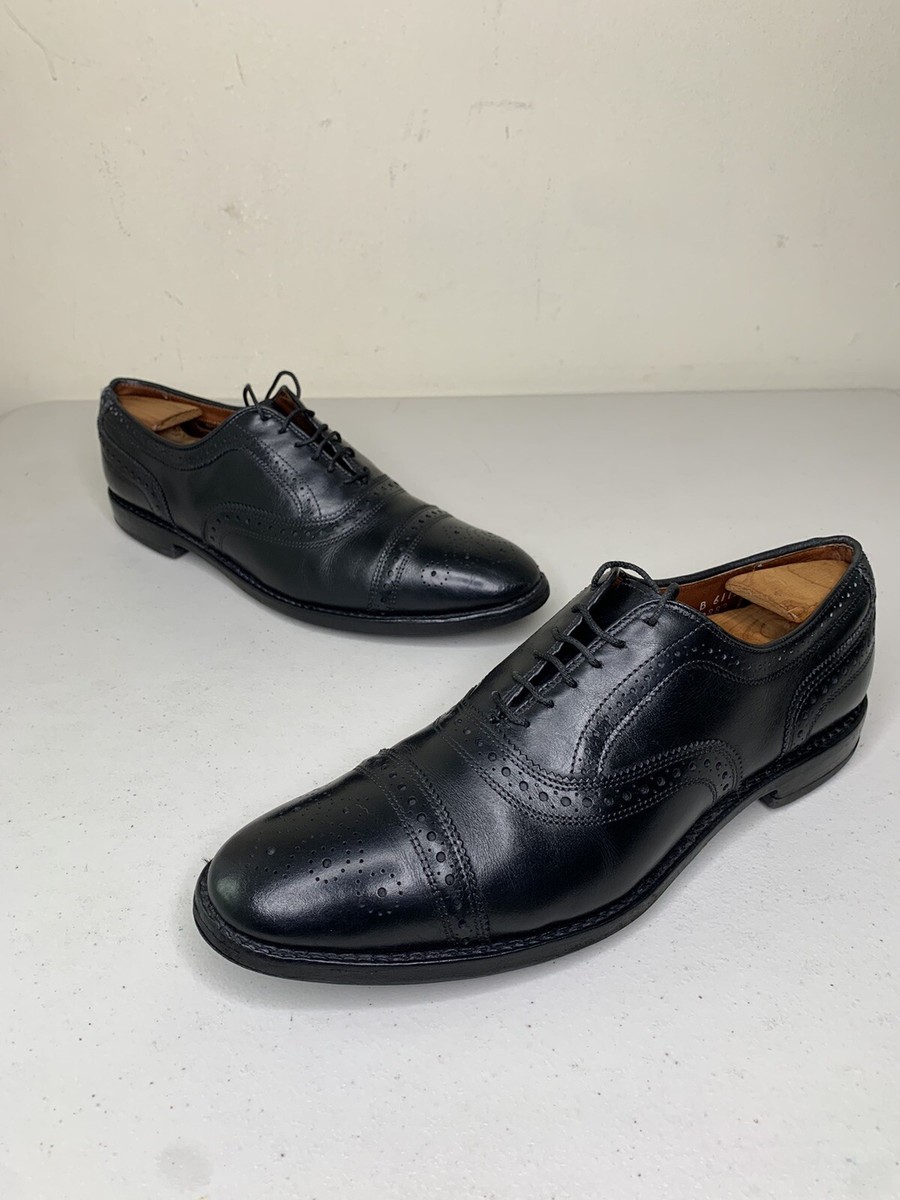 Allen Edmonds Strand Brogue Oxford Black Calfskin Dress  display picture 2