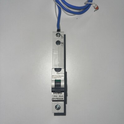 DORMAN SMITH 32 AMP 32A CURVE B 10kA 30mA RCBO LOADLIMITER GR1PB3230 MwSt inkl