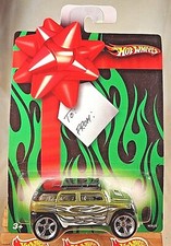 2007 Hot Wheels Gift Card Series ROCKSTER Green-Black w/Real Riders Chrome 5 Sp