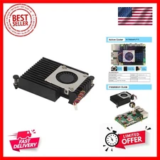 Active Cooler for Raspberry Pi 5, Aluminum Heatsink with Blower PWM Fan