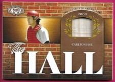 2022 Leaf Lumber Baseball CARLTON FISK #TH-08 The Hall Game Used Bat 24/25