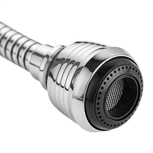 Flexible Faucet Extender 360° Kitchen Sink Tap Extension Tube Spray Head 2 Modes - Picture 11 of 12