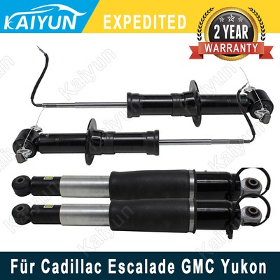 4x air strut front rear for Cadillac Escalade GMC Yukon w/ magnetic L&R