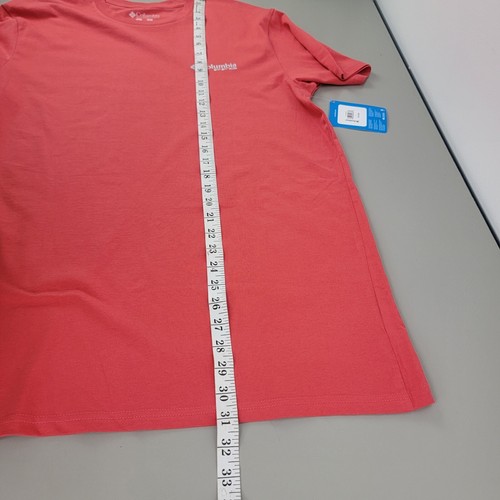 NWT Columbia PFG Performance Fishing Gear Coral Red T-Shirt Size Large New - Picture 7 of 7