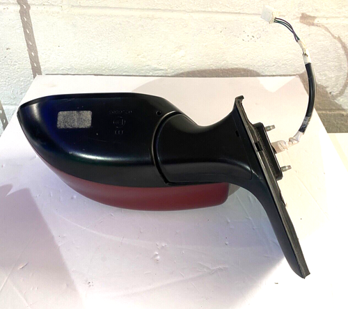 2016-2019 Nissan Sentra Driver Left Side View Power Door Mirror Red - Picture 8 of 8