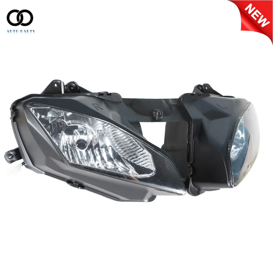 Headlight Headlamp For Yamaha YZF R6 YZFR6 2008 2009 2010 2011 2012 2013-2016 - Image 3 of 4