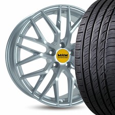 19" MAM RS4 Matt Silver Sommerräder 225/35 für Mercedes B-Klasse 245 W245