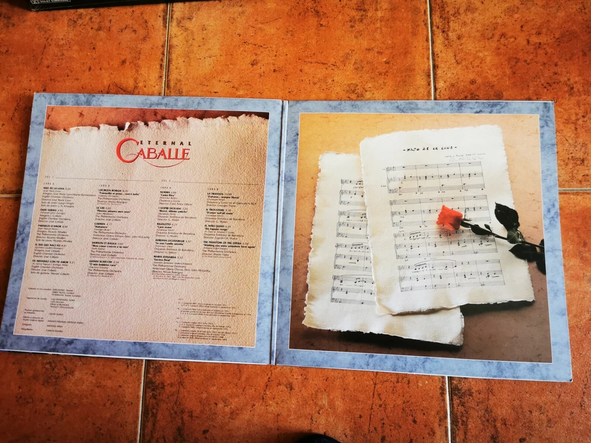 MONTSERRAT CABALLE Eternal DOBLE LP JOSE MARIA CANO MECANO 2 LP Hijo de la  Luna | eBay