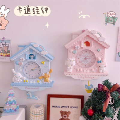 Wall Clock Timepiece Pendulum Clock PendantMy Melody Cinnamoroll