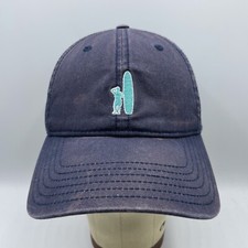 Johnnie O Hat Adult Adjustable Strapback Navy Baseball Dad Cap West Coast Prep