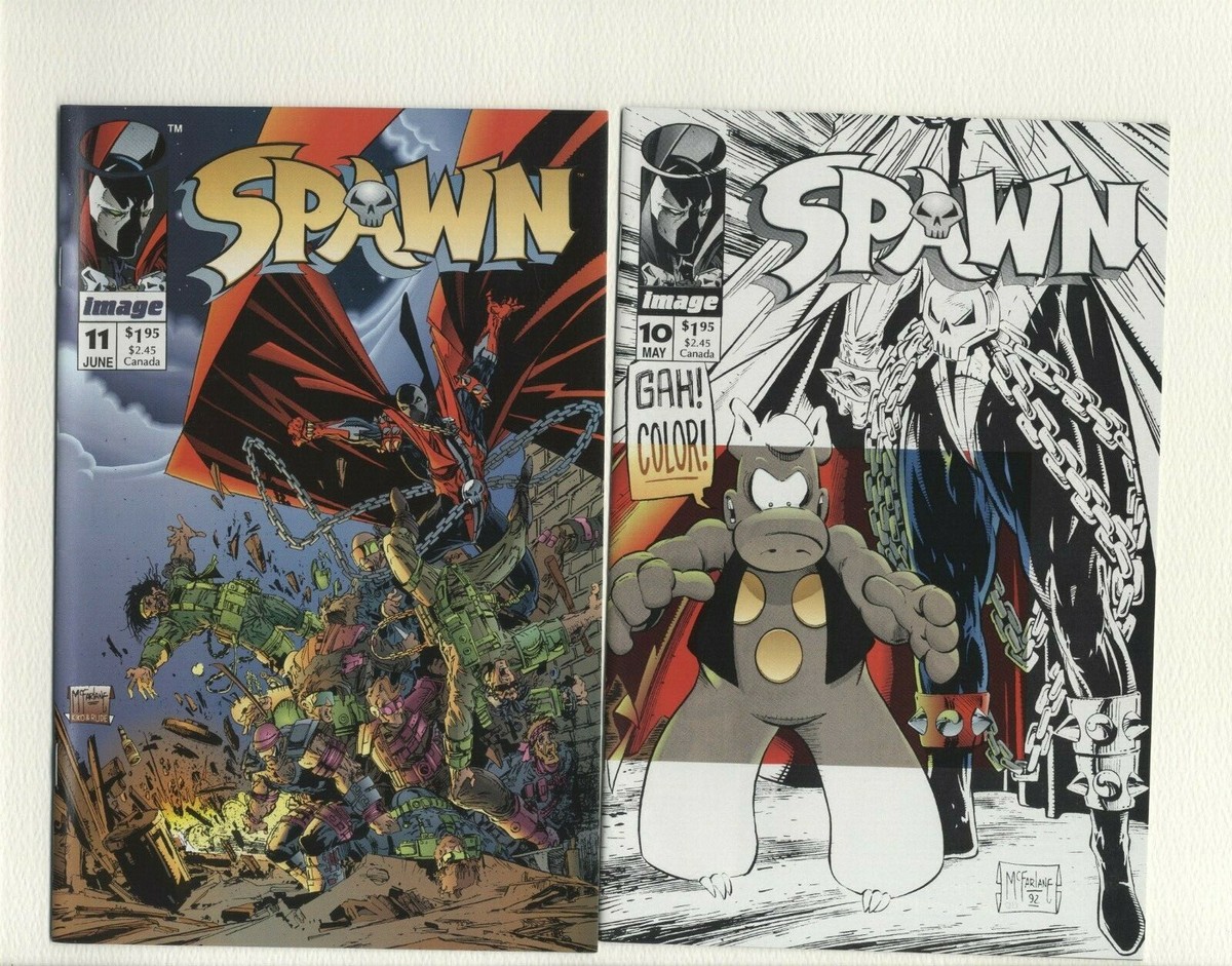 Spawn #10 & 11 Todd McFarlane NM 9.6+ Image INV#XA | eBay