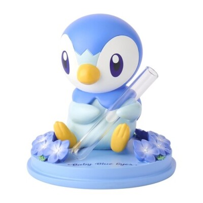 Piplup a single flower vase Pokemon Center Original (June 8, 2023