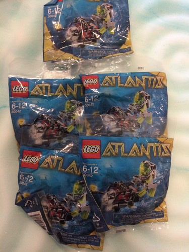 LEGO Atlantis 30042 Mini Sub Polybag NUEVO Lance Scuba Diver con Gear Minifigura 2010 - Imagen 3 de 8
