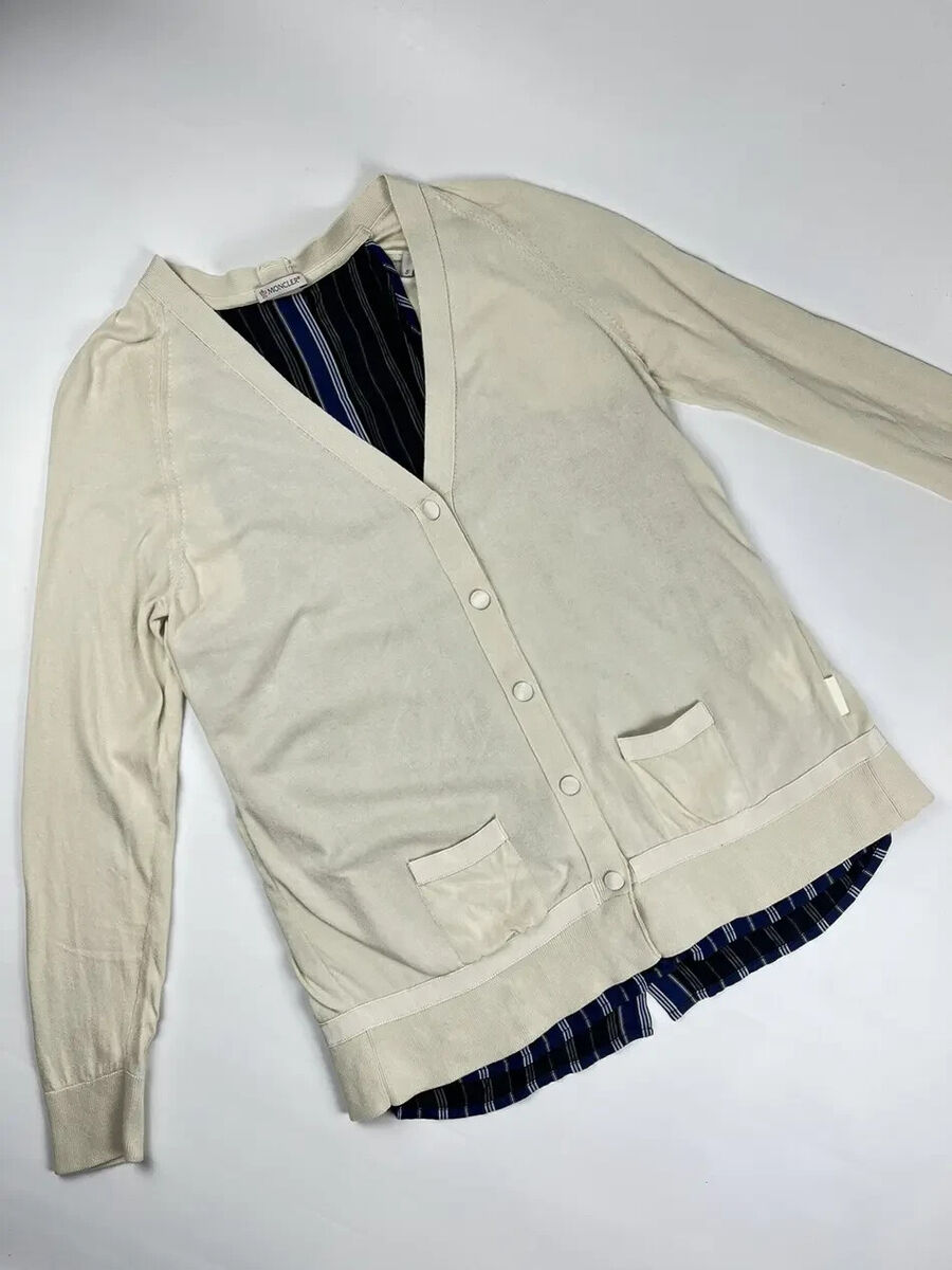 Moncler maglia tricot cardigan woman cotton | eBay Moncler maglia tricot cardigan woman cotton | eBay