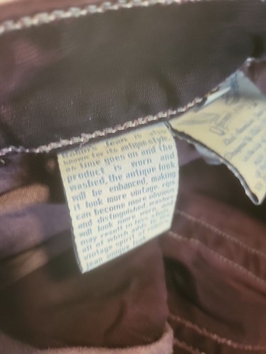 Rari jeans Robins da uomo viola neri con borchie taglia 34 ricamati usati - Foto 15 di 20
