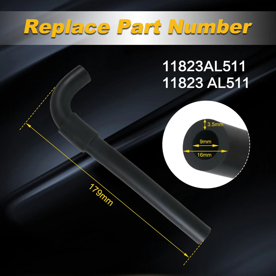 1шт PCV дыхательный шланг подходит для Infiniti G35 M35 FX35 03-08 Nissan 350Z 2004-2006 - Изображение 3 из 4