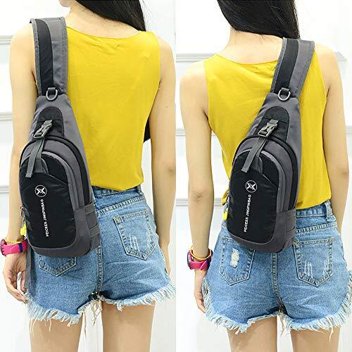 Chest Crossbody Sling Backpack Bag Travel Bike Gym Daypack for Women Men - Picture 7 of 9