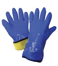Global Glove 8490 FrogWear  Insulated, Waterproof, Flexible PVC Gloves 1 Pair 