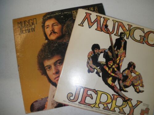 Lot of 2 MUNGO JERRY S/T & Memoirs of a Stockbroker LP Vinyl Record 1970’s JANUS