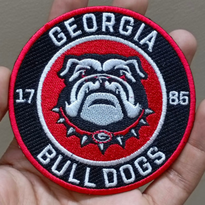 Georgia Bull Dogs NCAA Team Logo Iron On Patch-Sew Patch-Embroidered Patch