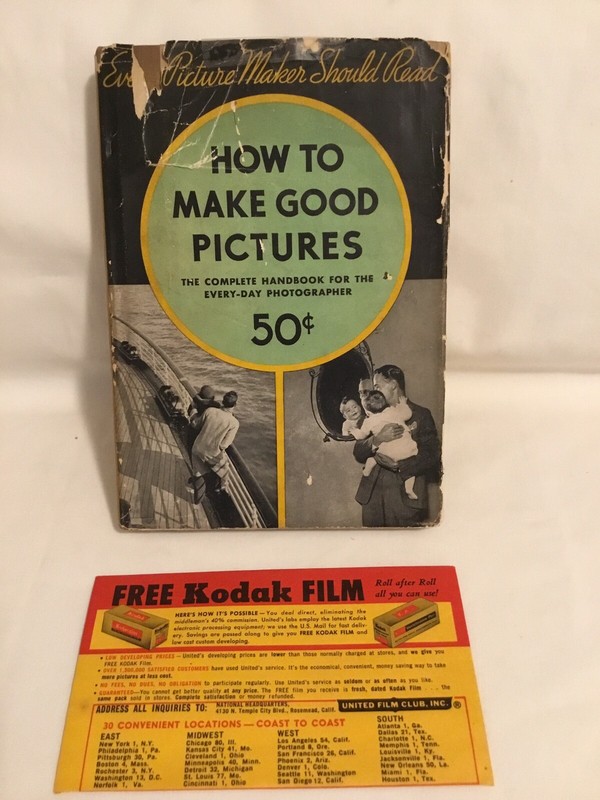 vtg Kodak Book to Make Good Pictures Eastman Photos Camera