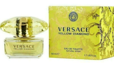 VERSACE YELLOW DIAMOND EAU DE TOILETTE SPRAY FOR WOMEN 1.7 Oz / 50 ml BRAND NEW!