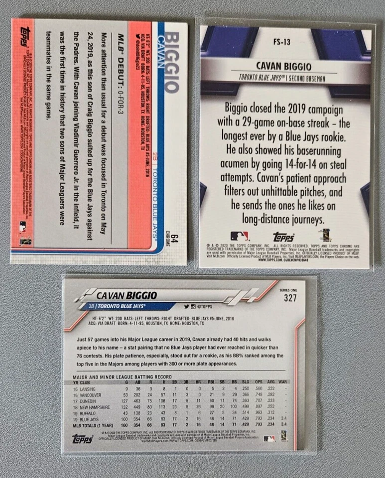 Cavan Biggio lot - Toronto Blue Jays - Image 2 of 2