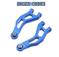 POWERHOBBY PHB6846BLUE Powerhobby Aluminum Front Upper Arms Arrma Mojave Grom