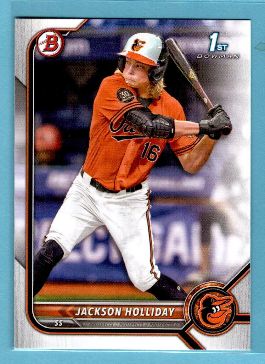 2022 Bowman Draft Jackson Holliday RC Rookie #BD-168