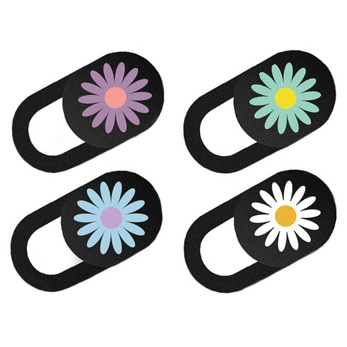 4pcs Webcam Covers Daisy Webcam Cover Slide for Privacy and Decoration - Afbeelding 2 van 12