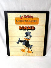Donald Cartoon Classic- Vtg CED VideoDisc Walt Disney Limited Gold Edition