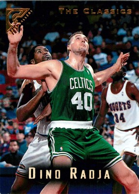  Neu  1996 BOSTON CELTICS NBA-Karte DINO RADJA Topps Gallery