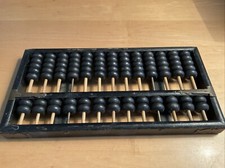 Echter Chinesischer Abakus Rechentafel, Rechenbrett 13 Reihen