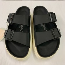 Birkenstock New w/ Box Arizona Papillio Chunky Damasko Black Birko Flor Narrow
