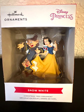 2024 HALLMARK Disney Princess Snow White  Dwarf Friends Christmas Ornament NEW