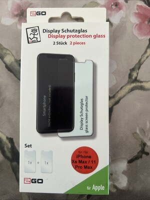Display Schutzglas 2Stück Für iPhone XS Max/11 Pro Max 