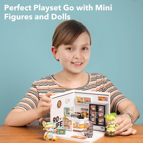 Rolife Super Creator Miniature House Plastic DIY Dollhouse Xmas Gifts 6 Kits - Picture 9 of 24