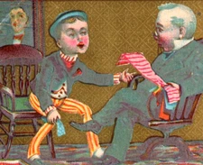 1881 Victorian Salesman Series Store Shop Comical Set Of 6 P170