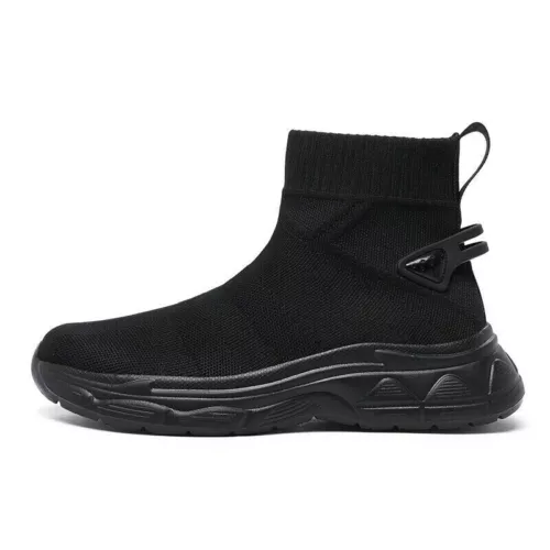 High Top Freizeitschuhe Damen Herren Sneaker Outdoor Sockenschuh Mesh Slipper - Bild 25 von 30