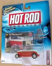 Johnny Lightning Hot Rod Magazine series 1932 Ford Roadster red & white