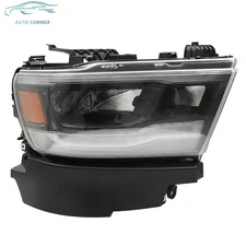 Headlight For 2019-2020-2021-2023 Dodge RAM 1500 Passenger Side LED DRL W/O AFS