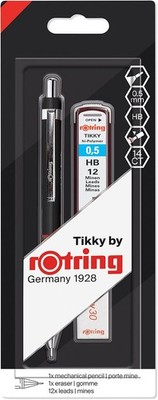 rOtring Tikky-Druckbleistift-Set mit Farbcodierung | 0,50 mm