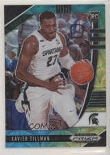 2020 Panini Prizm Draft Picks Choice Blue Yellow & Green Xavier Tillman #62 07sj