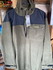 Huntech Bush Hunting Coat- Fleece Hunting Hoodie - Men's Jacket XL New Military