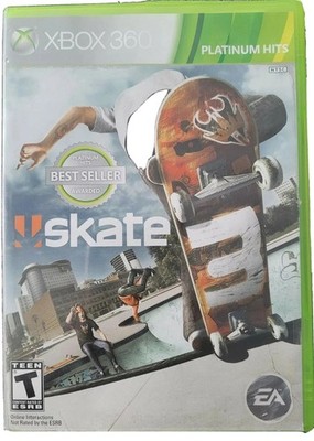 Skate 3 Microsoft Xbox 360 EA Electronic Arts Dolby Digital Teen Skateboarding